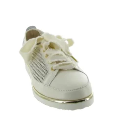 chaussures a lacets - Détente - femme - Cuir - Beige - Xsa