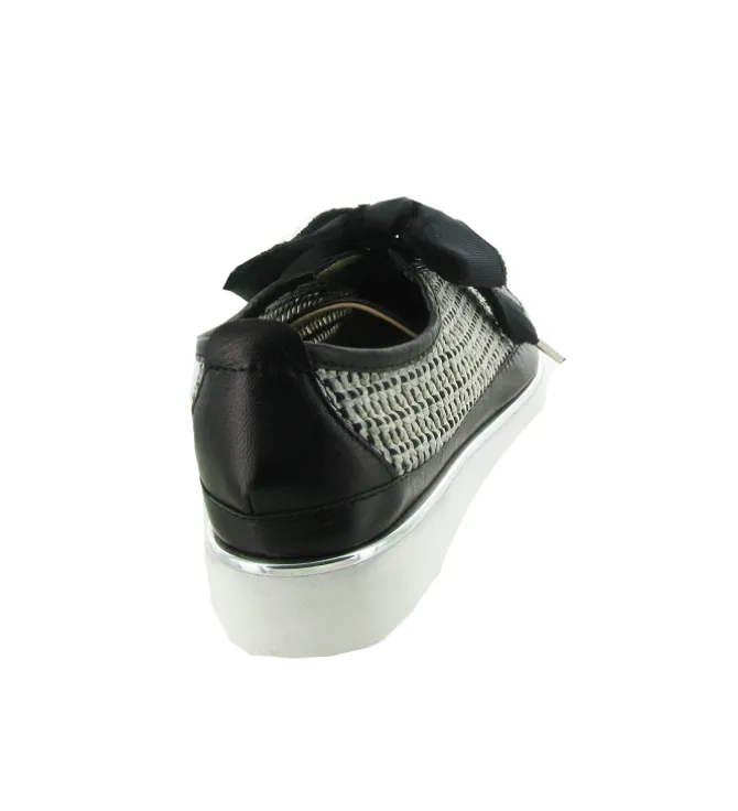 chaussures a lacets - Détente - femme - Cuir - Noir - Xsa