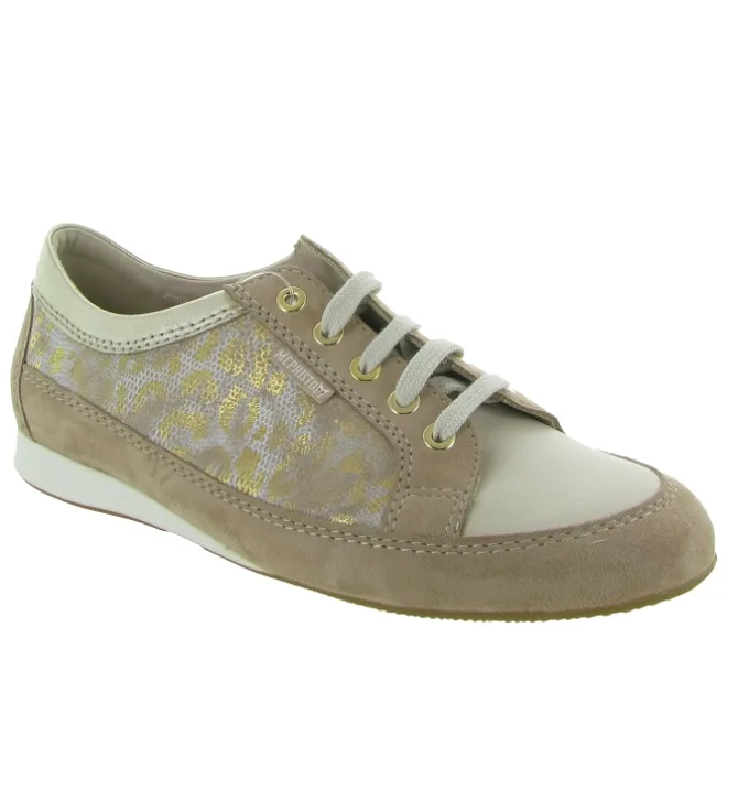 chaussures a lacets - Détente - femme - Cuir - Taupe - Mephisto