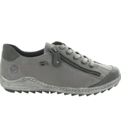 chaussures a lacets - Détente - femme - Synthétique - Gris - Remonte
