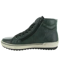 chaussures a lacets - Détente - femme - Cuir - Vert - Remonte