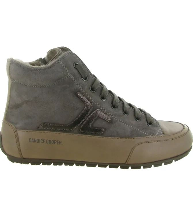 chaussures a lacets - Détente - femme - Nubuck - Taupe - Candice cooper