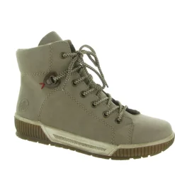 chaussures a lacets - Détente - femme - Synthétique - Gris - Rieker