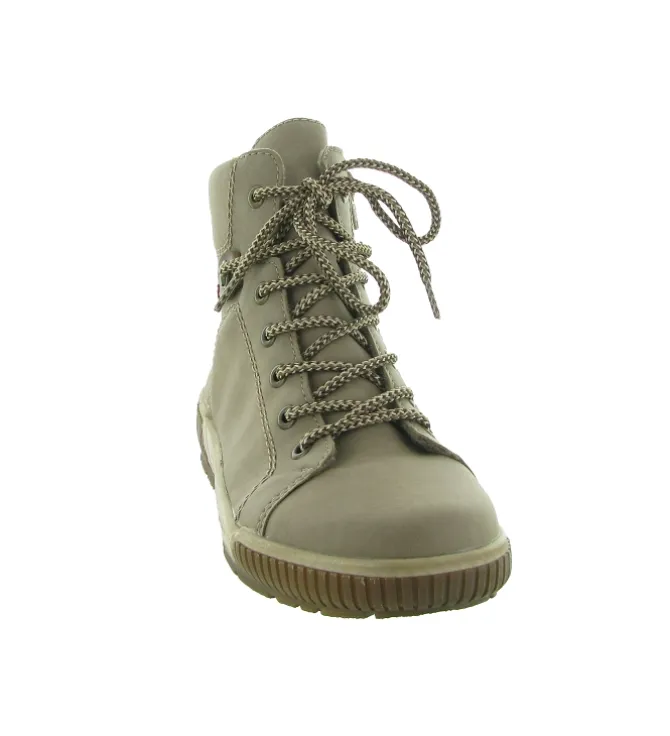 chaussures a lacets - Détente - femme - Synthétique - Gris - Rieker