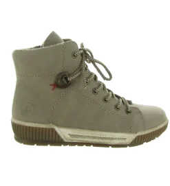 chaussures a lacets - Détente - femme - Synthétique - Gris - Rieker