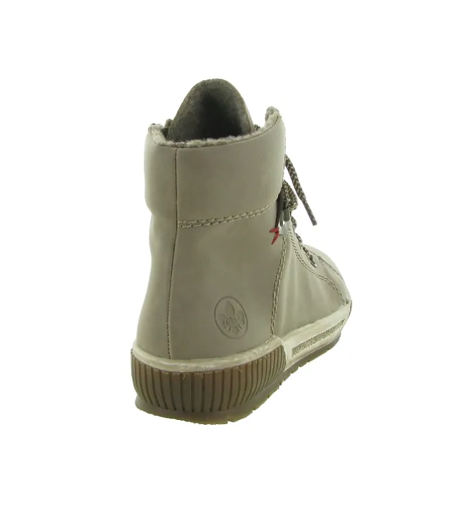 chaussures a lacets - Détente - femme - Synthétique - Gris - Rieker
