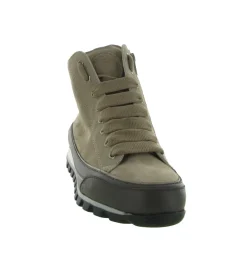chaussures a lacets - Détente - femme - Cuir - Taupe - Candice cooper