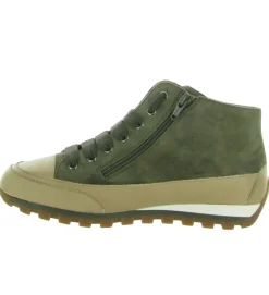 chaussures a lacets - Détente - femme - Cuir - Kaki - Candice cooper