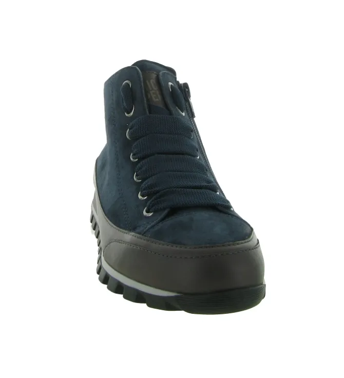 chaussures a lacets - Détente - femme - Cuir - Bleu - Candice cooper