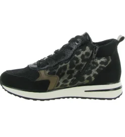 chaussures a lacets - Détente - femme - Cuir - Noir - Remonte