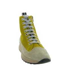 chaussures a lacets - Détente - femme - Nubuck - Jaune - Vaddia