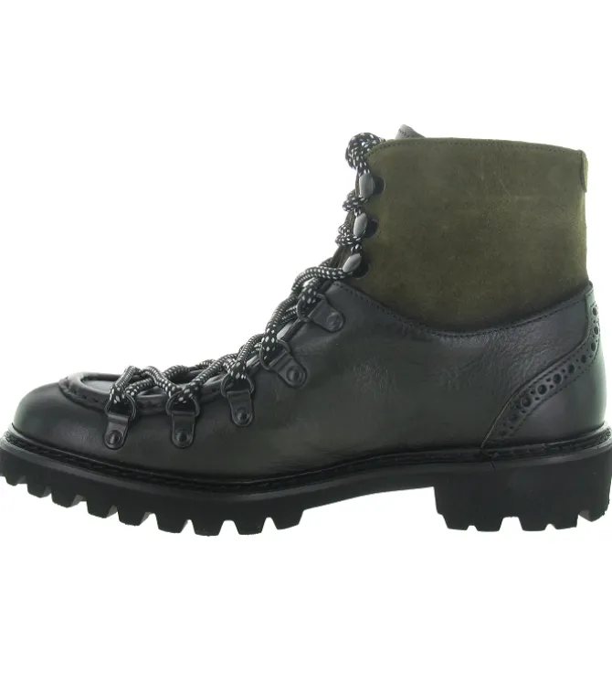chaussures a lacets - Détente - femme - Cuir - Kaki - Calce