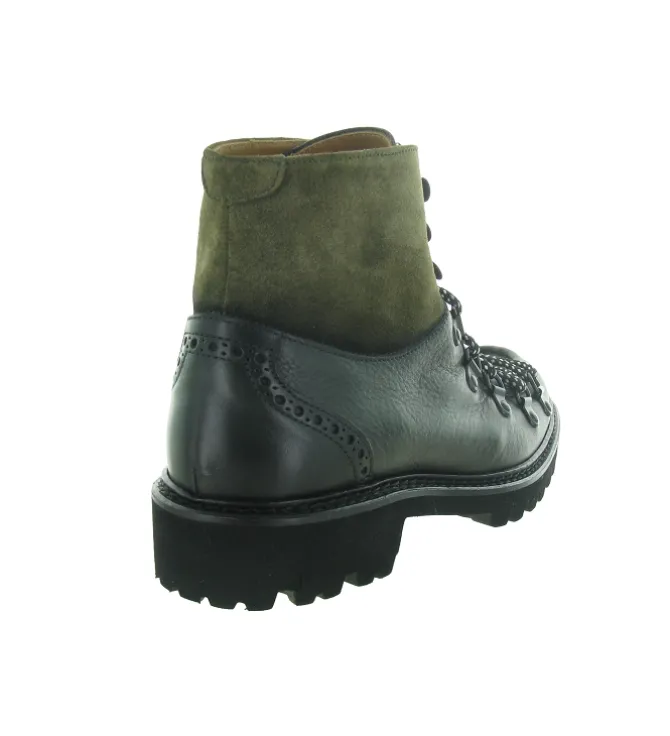 chaussures a lacets - Détente - femme - Cuir - Kaki - Calce