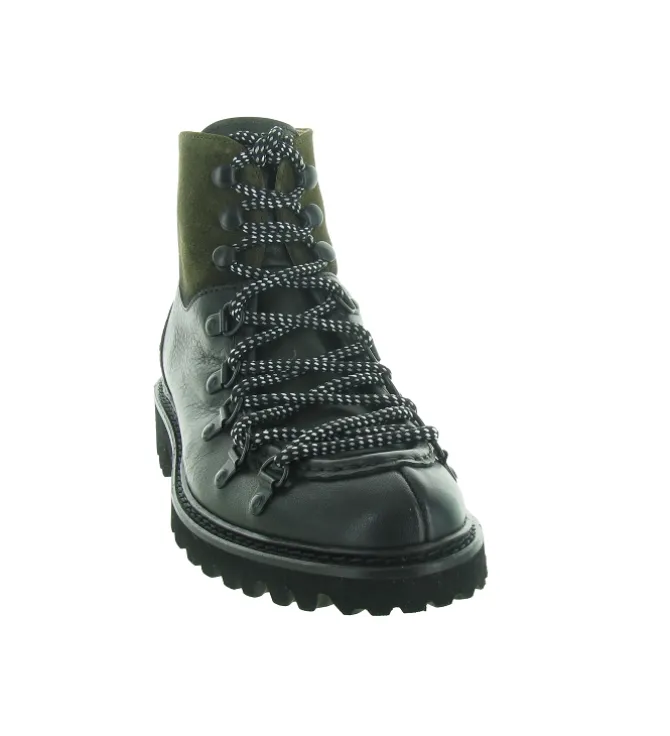 chaussures a lacets - Détente - femme - Cuir - Kaki - Calce