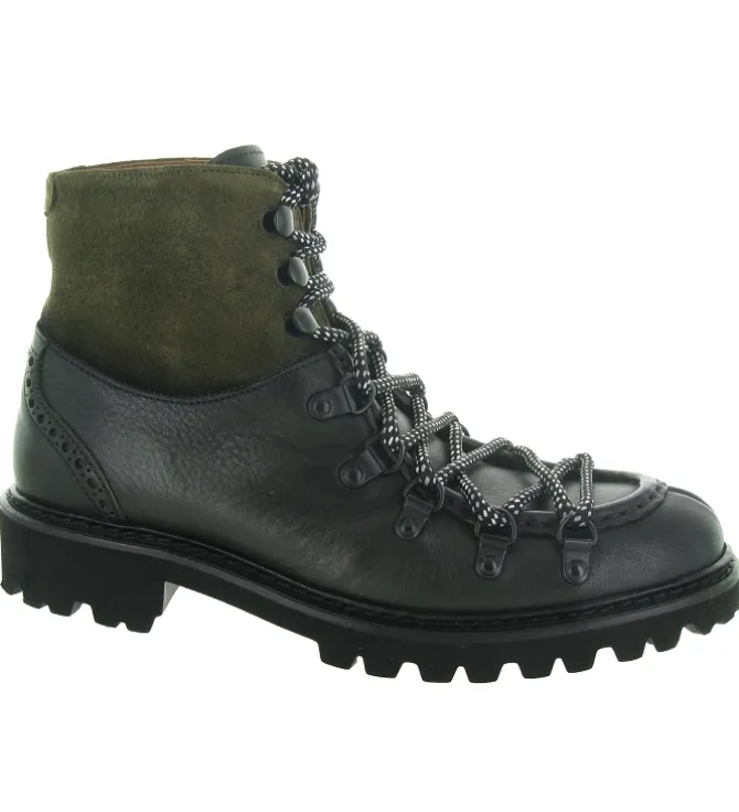 chaussures a lacets - Détente - femme - Cuir - Kaki - Calce