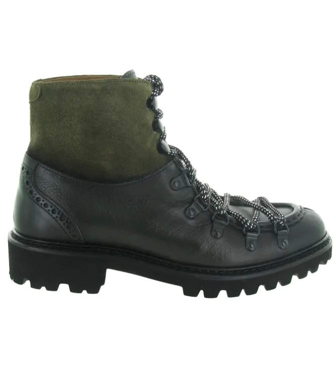 chaussures a lacets - Détente - femme - Cuir - Kaki - Calce