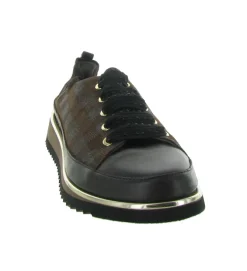 chaussures a lacets - Détente - femme - Cuir - Marron - Xsa