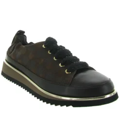 chaussures a lacets - Détente - femme - Cuir - Marron - Xsa
