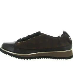 chaussures a lacets - Détente - femme - Cuir - Marron - Xsa