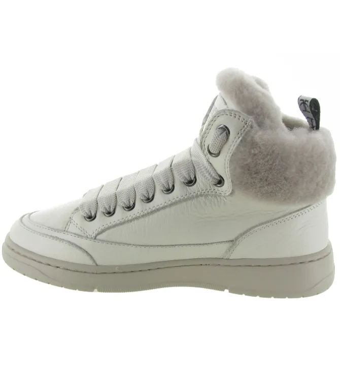 chaussures a lacets - Détente - femme - Cuir - Beige - Candice cooper
