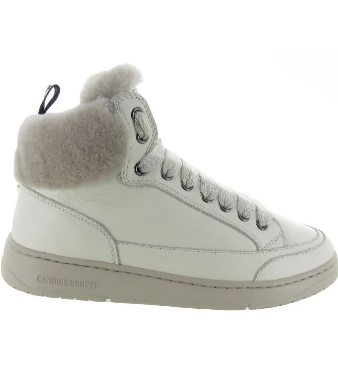 chaussures a lacets - Détente - femme - Cuir - Beige - Candice cooper