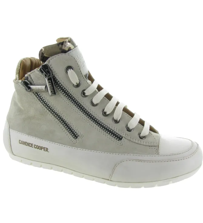 chaussures a lacets - Détente - femme - Cuir - Gris - Candice cooper