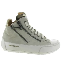 chaussures a lacets - Détente - femme - Cuir - Gris - Candice cooper