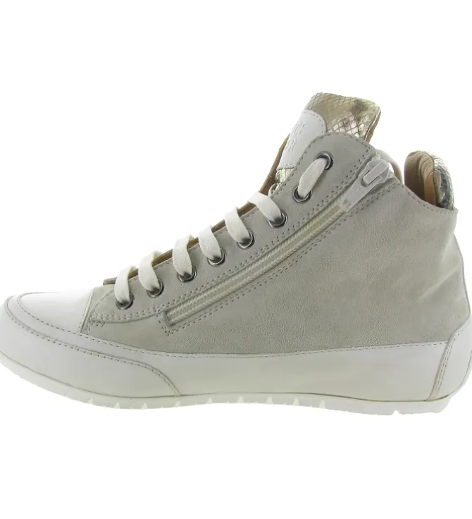 chaussures a lacets - Détente - femme - Cuir - Gris - Candice cooper