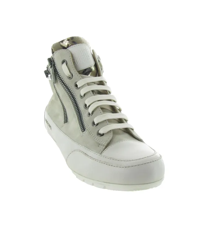 chaussures a lacets - Détente - femme - Cuir - Gris - Candice cooper