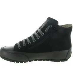 chaussures a lacets - Détente - femme - Cuir - Noir - Candice cooper