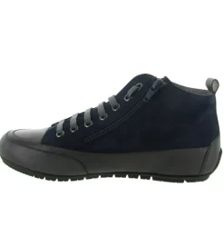 chaussures a lacets - Détente - femme - Cuir - Bleu - Candice cooper
