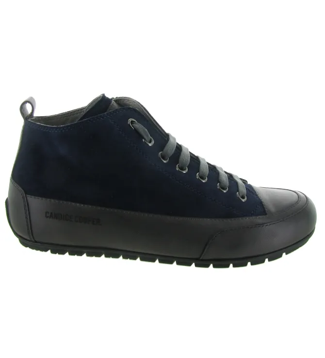 chaussures a lacets - Détente - femme - Cuir - Bleu - Candice cooper