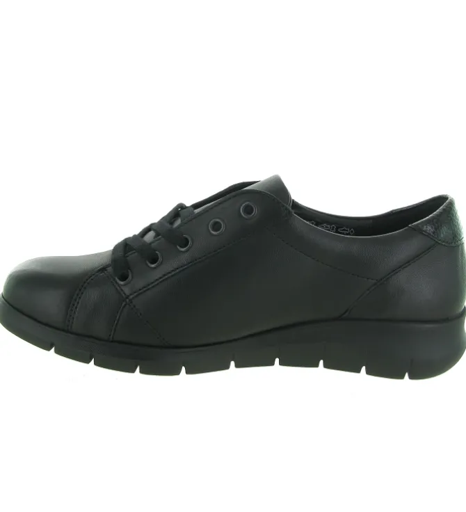 chaussures a lacets - Détente - femme - Cuir - Noir - Mephisto