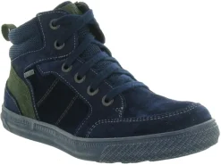 chaussures a lacets - - junior garcon - Cuir - Bleu Marine - Superfit