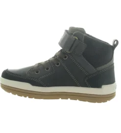 chaussures a lacets - - junior garcon - Synthétique - Gris - Geox
