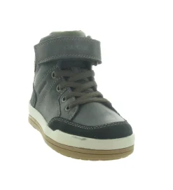 chaussures a lacets - - junior garcon - Synthétique - Gris - Geox