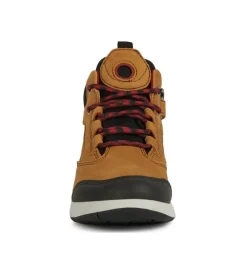 chaussures a lacets - - junior garcon - Nubuck - Jaune - Geox