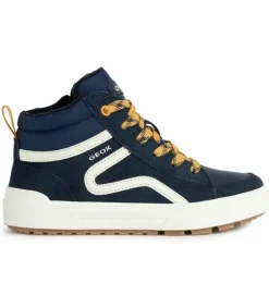 chaussures a lacets - - junior garcon - Synthétique - Bleu Marine - Geox