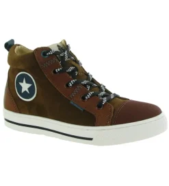 chaussures a lacets - - junior garcon - Nubuck - Marron - Acebos