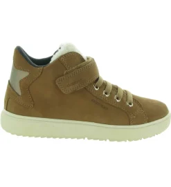 chaussures a scratch - Chaussures à scratch - junior fille - Nubuck - Marron - Geox