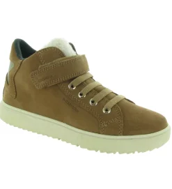 chaussures a scratch - Chaussures à scratch - junior fille - Nubuck - Marron - Geox