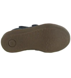 chaussures a scratch - - junior fille - Cuir - Bleu Marine - Bellamy