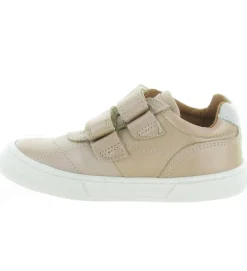 chaussures a scratch - - junior fille - Cuir - Rose - Bisgaard