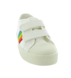 chaussures a scratch - - junior fille - Toile - Beige - Gola