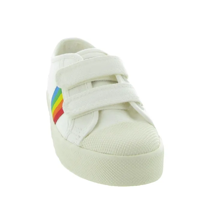 chaussures a scratch - - junior fille - Toile - Beige - Gola
