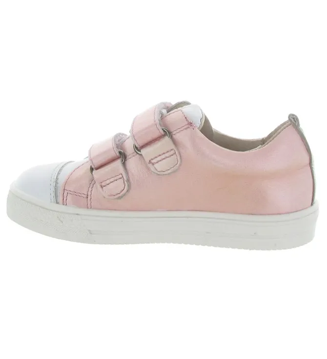 chaussures a scratch - - junior fille - Cuir - Rose - Acebos