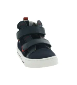 chaussures a scratch - - junior garcon - Nubuck - Bleu Marine - Acebos