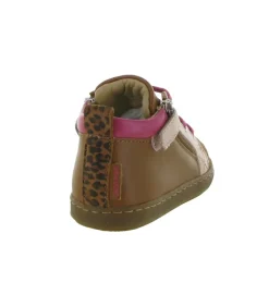 chaussures bebe du 18 au 27 - - bebe fille - Cuir - Marron - Shoo pom