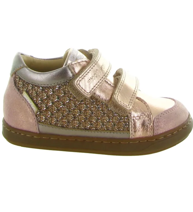 chaussures bebe du 18 au 27 - - bebe fille - Cuir - Rose - Shoo pom