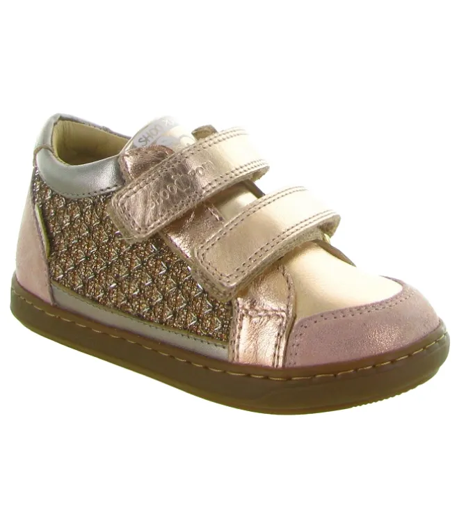 chaussures bebe du 18 au 27 - - bebe fille - Cuir - Rose - Shoo pom